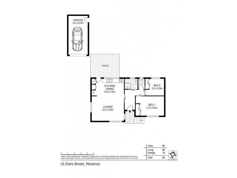 15 Clark Street, Mowbray TAS 7248 Floorplan