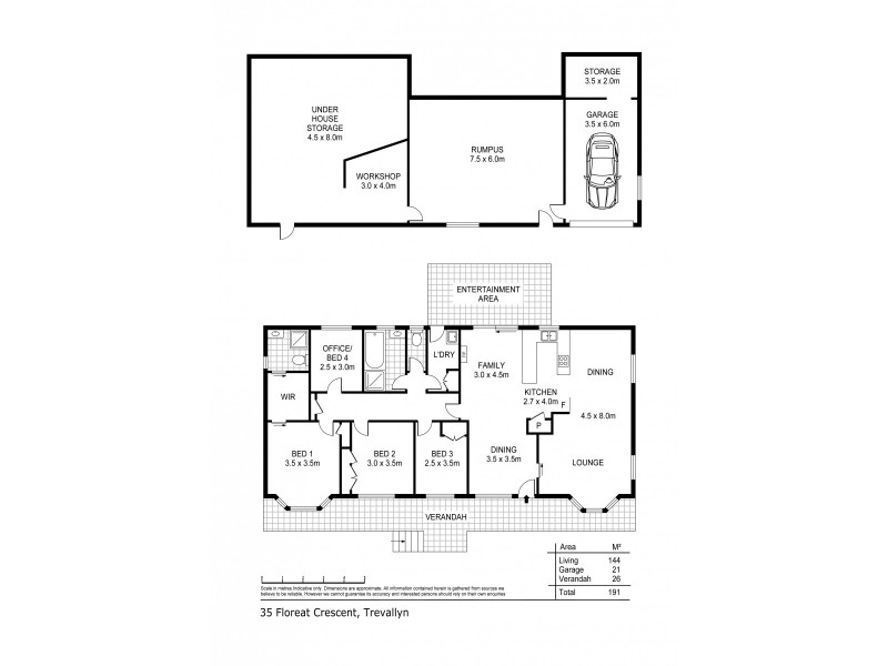 35 Floreat Crescent, Trevallyn TAS 7250 Floorplan