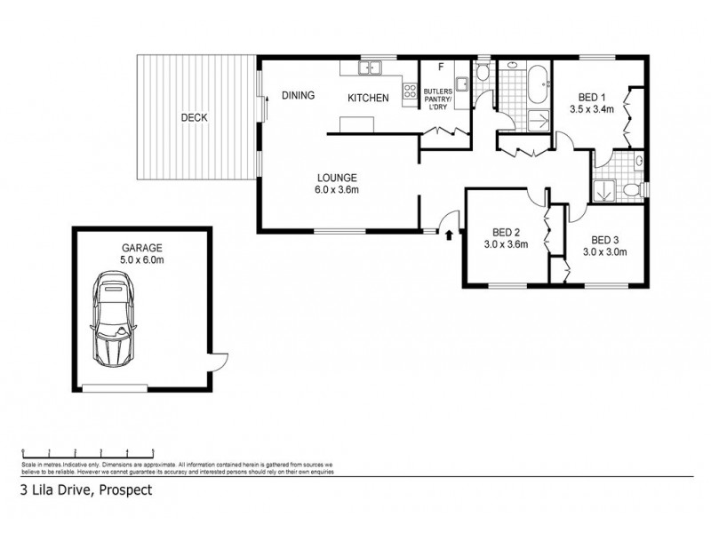 3 Lila Drive, Prospect TAS 7250 Floorplan