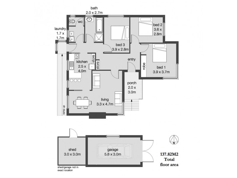 12 Chestnut Road, Youngtown TAS 7249 Floorplan