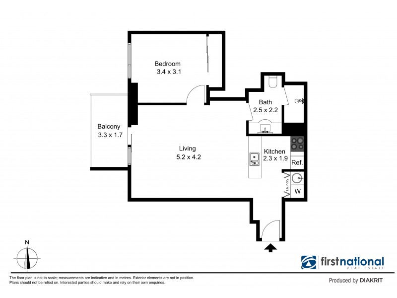 1015/2A Help Street, Chatswood NSW 2067 Floorplan