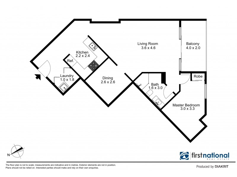 1908/2A Help Street, Chatswood NSW 2067 Floorplan