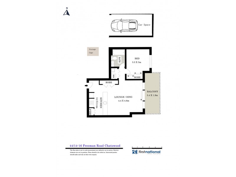 44/14-16 Freeman Road, Chatswood NSW 2067 Floorplan