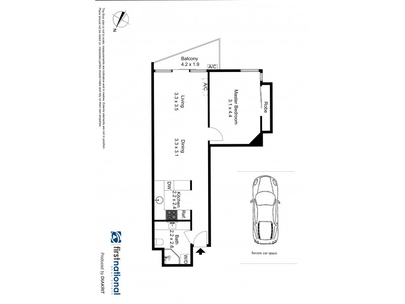 1501/1 Sergeants Lane, St Leonards NSW 2065 Floorplan
