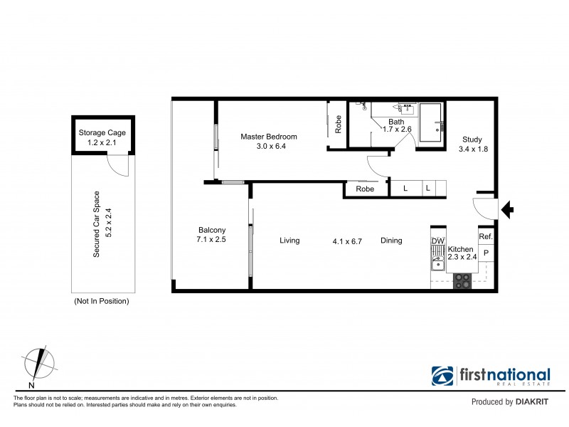 13/1 Day Street, Chatswood NSW 2067 Floorplan