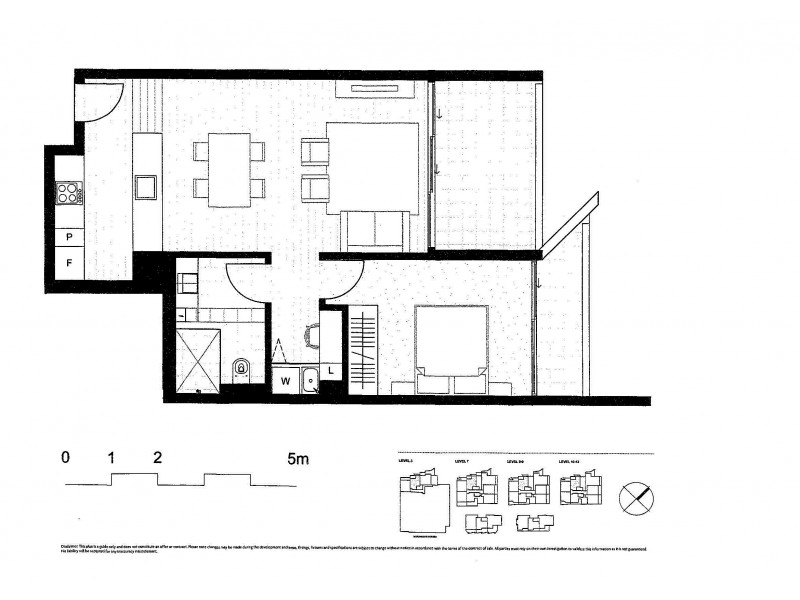 1202/8 Northcote Street, St Leonards NSW 2065 Floorplan
