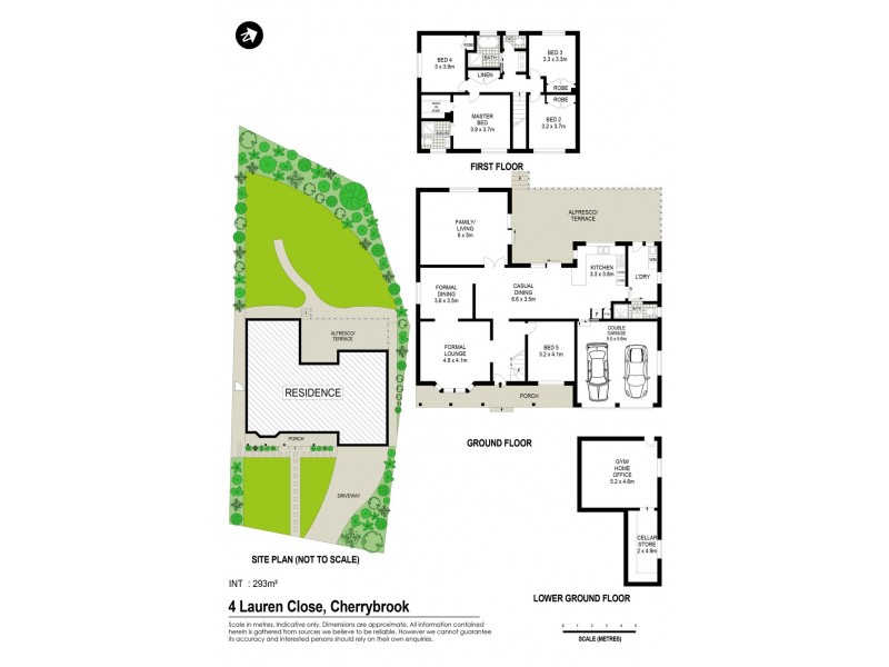 4 Lauren Close, Cherrybrook NSW 2126 Floorplan