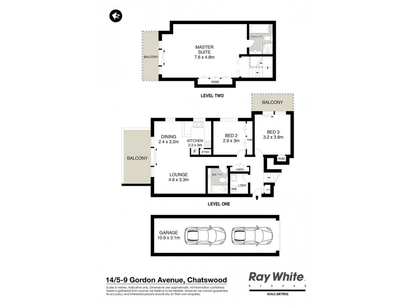 14/5-9 Gordon Avenue, Chatswood NSW 2067 Floorplan