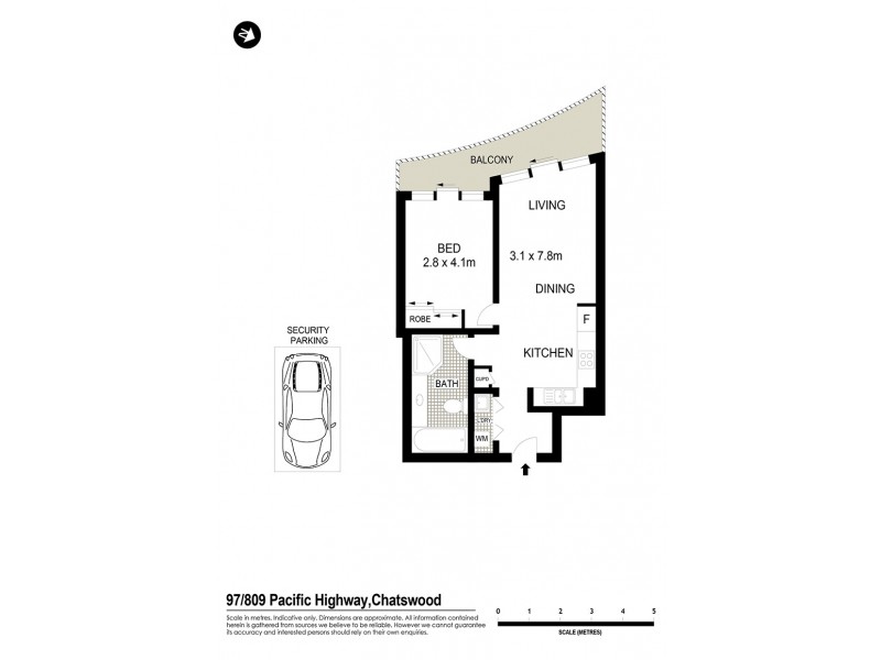 97/809-811 Pacific Highway, Chatswood NSW 2067 Floorplan