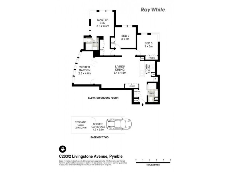 C203/2 Livingstone Ave, Pymble NSW 2073 Floorplan