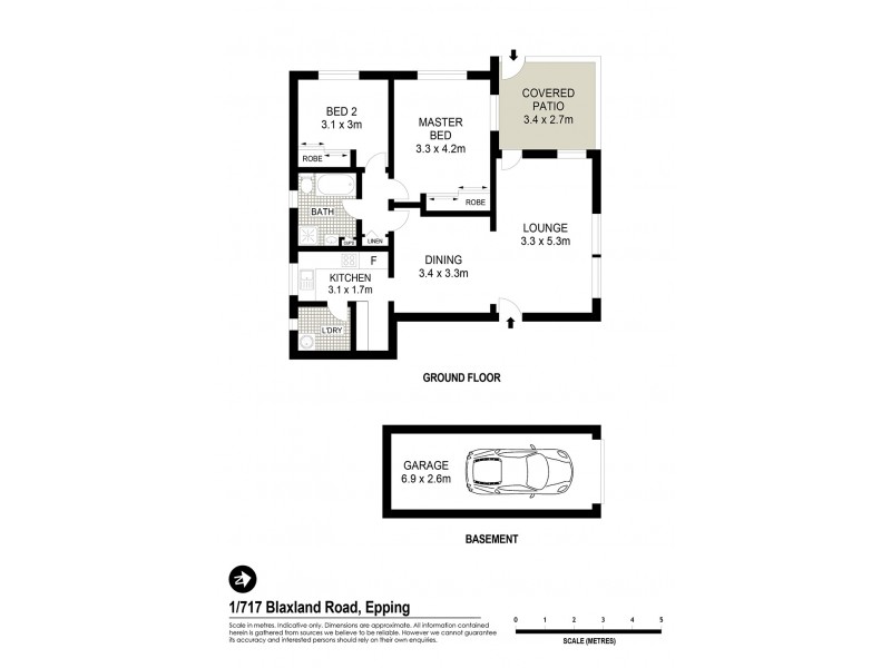 1/717 Blaxland Road, Epping NSW 2121 Floorplan