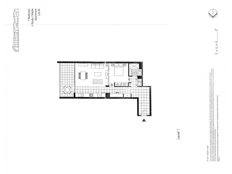 44/1 Day Street, Chatswood NSW 2067 Floorplan
