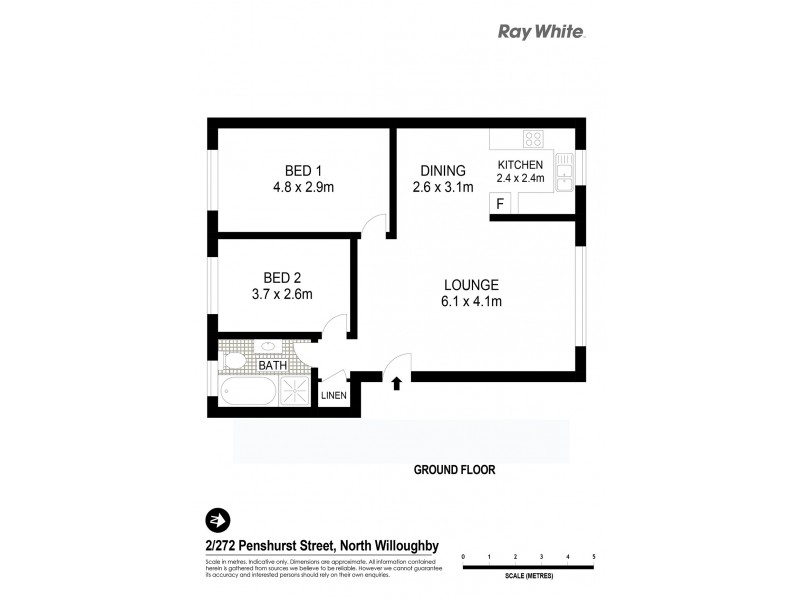 2/272 Penshurst Street, Willoughby NSW 2068 Floorplan