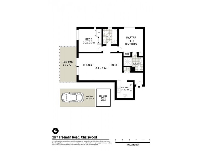 29/7 Freeman Road, Chatswood NSW 2067 Floorplan