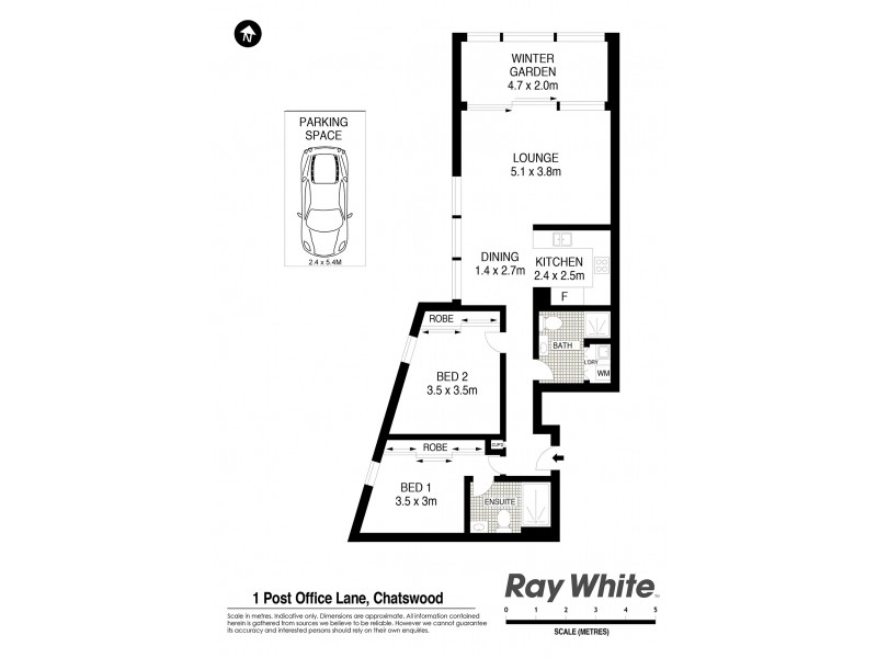 2101/1 Post Office Lane, Chatswood NSW 2067 Floorplan