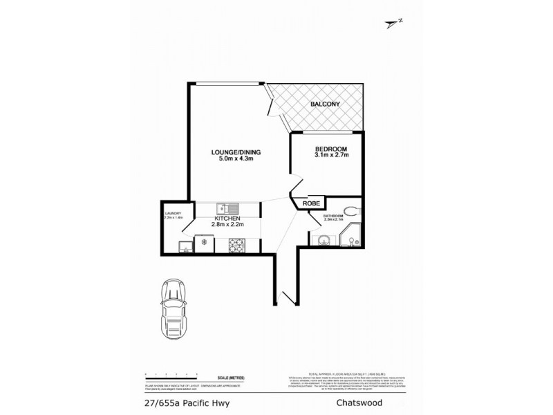 27/655A Pacific Highway, Chatswood NSW 2067
