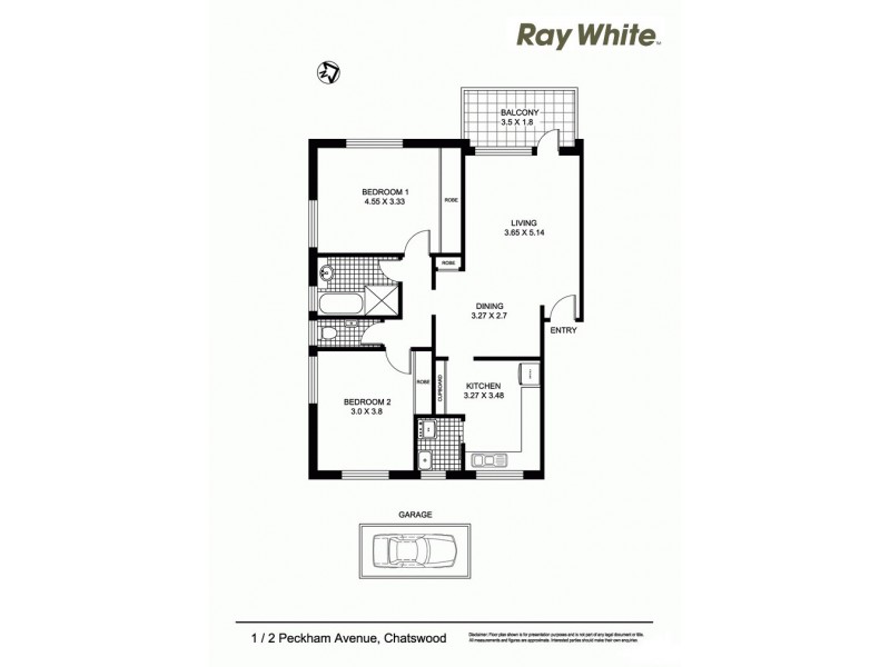 1/2 Peckham Avenue, Chatswood NSW 2067 Floorplan