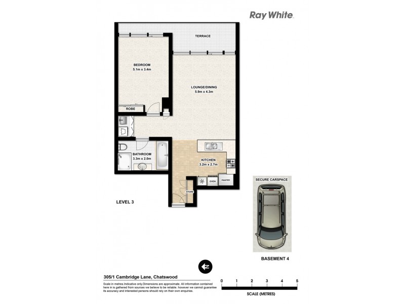 305/1 Cambridge Lane, Chatswood NSW 2067 Floorplan