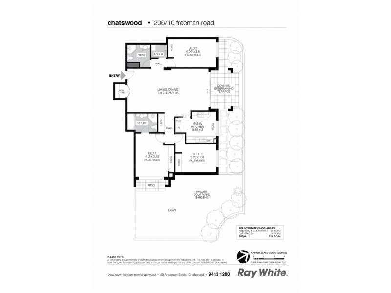 206/10 Freeman Road, Chatswood NSW 2067 Floorplan