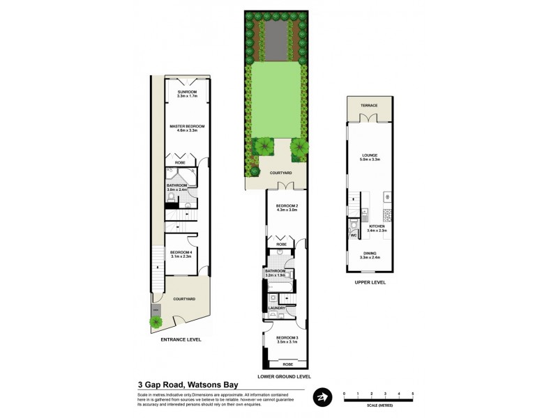 3 Gap Road, Watsons Bay NSW 2030 Floorplan