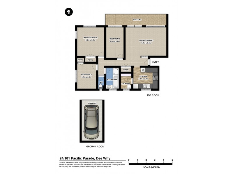24/101 Pacific Parade, Dee Why NSW 2099 Floorplan