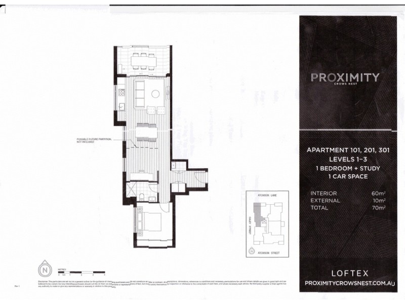 101/66-70A Atchison Street, Crows Nest NSW 2065 Floorplan