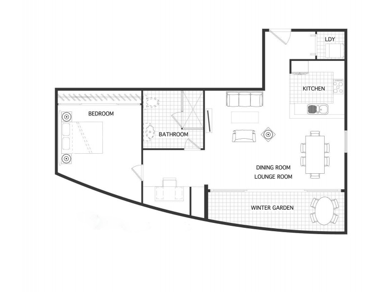 2905/1 Post Office Lane, Chatswood NSW 2067 Floorplan