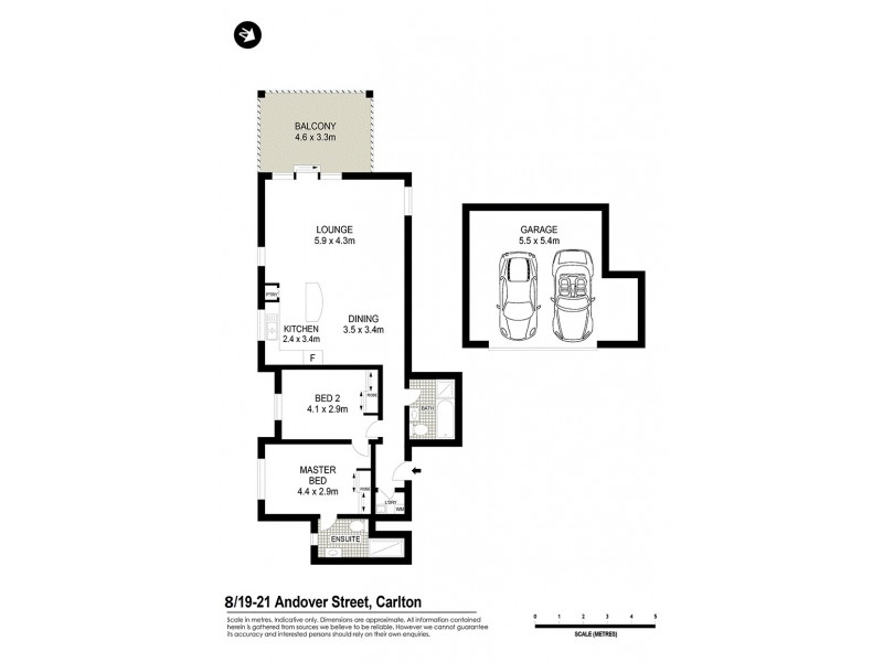 8/19-21 Andover Street, Carlton NSW 2218 Floorplan