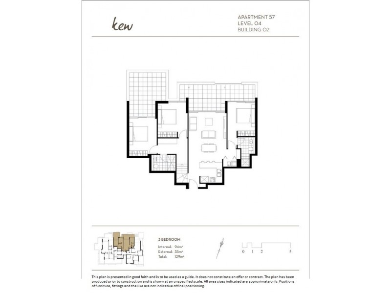 57/17-25 Boundary Street, Roseville NSW 2069 Floorplan