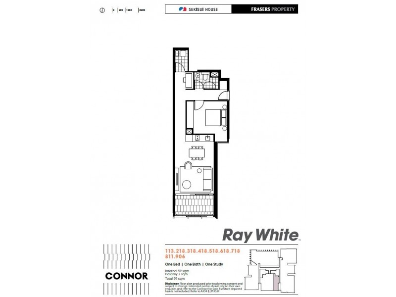 518/8 Central Park Avenue, Chippendale NSW 2008 Floorplan
