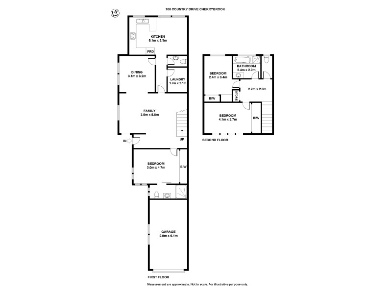 106 County Drive, Cherrybrook NSW 2126 Floorplan