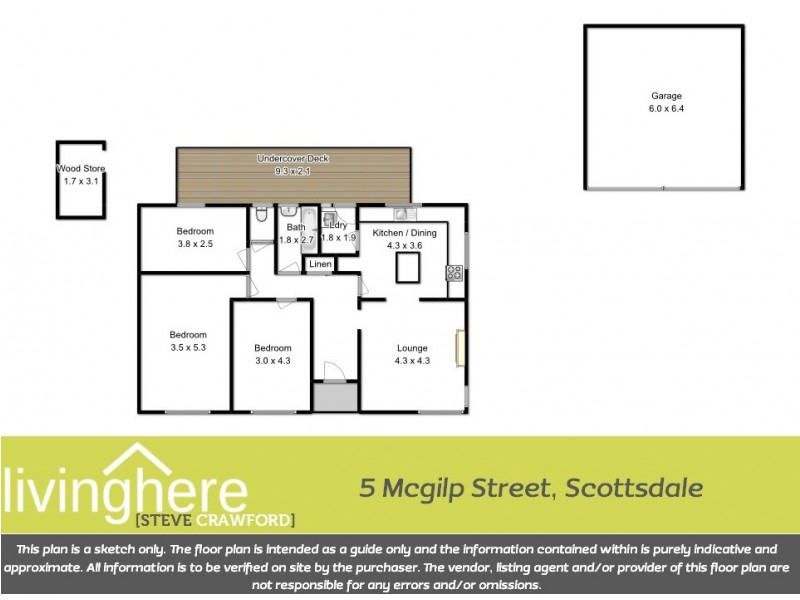 5 Mcgilp Street, Scottsdale TAS 7260 Floorplan