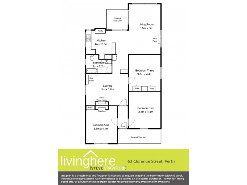 61 Clarence Street, Perth TAS 7300 Floorplan