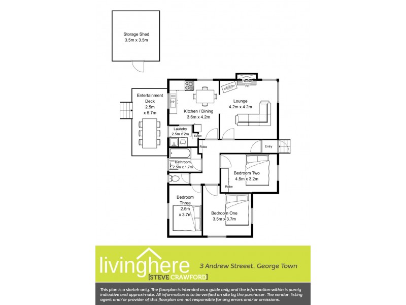 3 Andrew Street, George Town TAS 7253 Floorplan