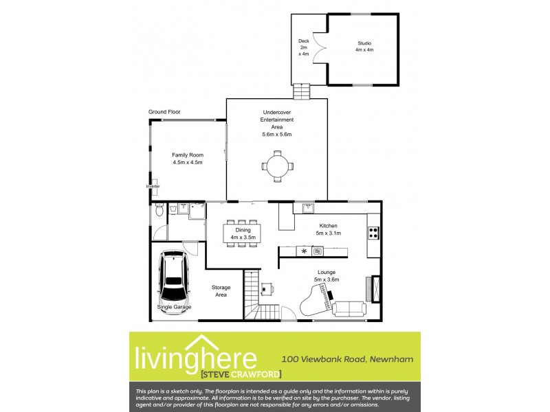 100 Viewbank Road, Newnham TAS 7248 Floorplan