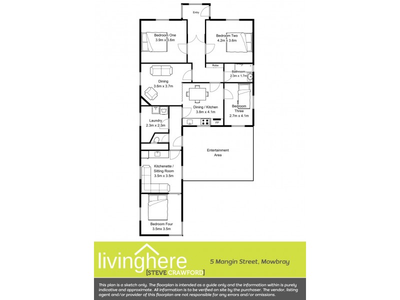 5 Mangin Street, Mowbray TAS 7248 Floorplan