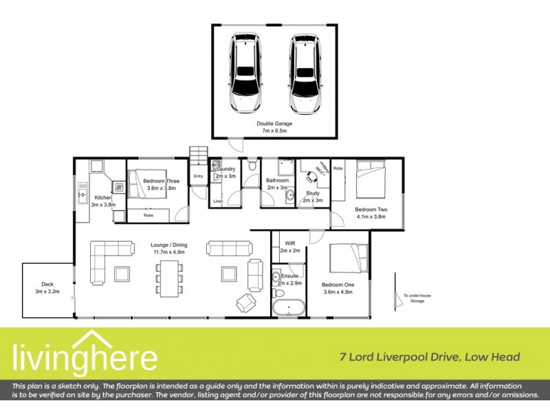 7 Lord Liverpool Drive, Low Head TAS 7253 Floorplan