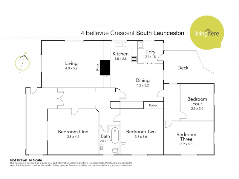 4 Bellevue Avenue, South Launceston TAS 7249 Floorplan