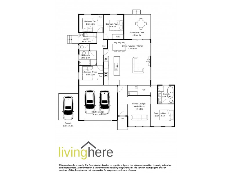 120 Franmaree Road, Newnham TAS 7248 Floorplan