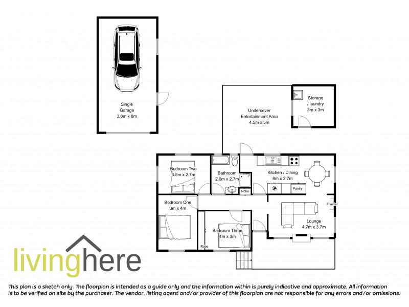 45 Parua Road, Newnham TAS 7248 Floorplan