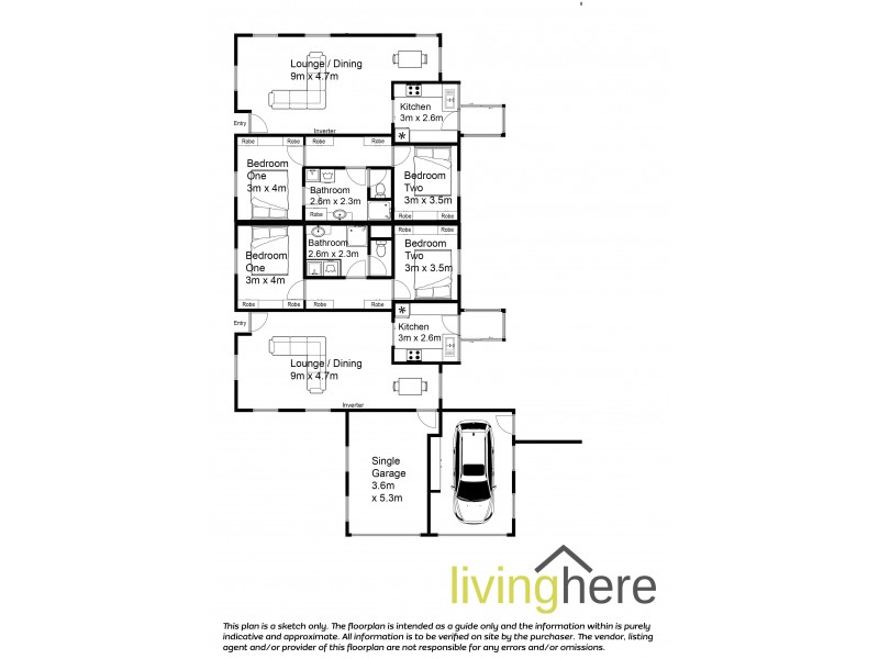 2/6 Kensington Gardens, Norwood TAS 7250 Floorplan