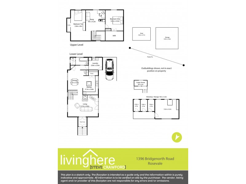 1396 Bridgenorth Road, Rosevale TAS 7292 Floorplan