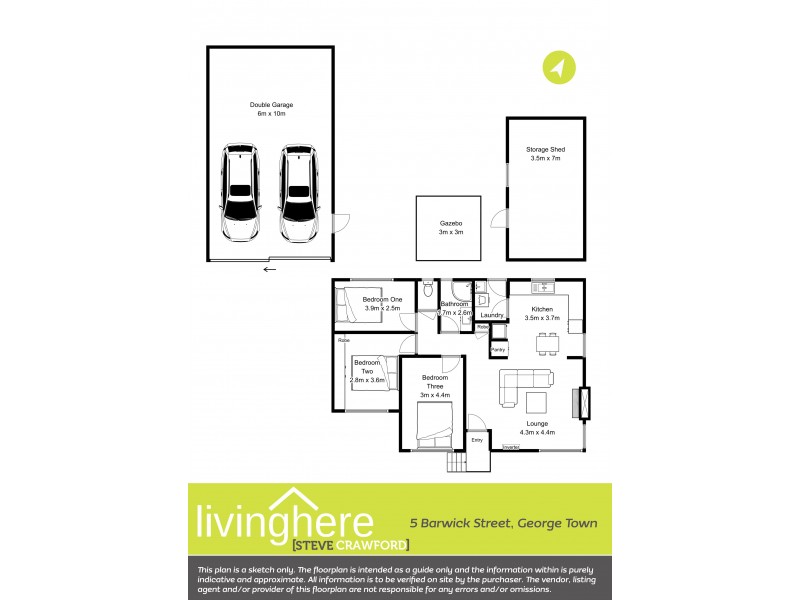 5 Barwick Avenue, George Town TAS 7253 Floorplan