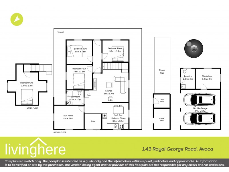 143 Royal George Road, Avoca TAS 7213 Floorplan