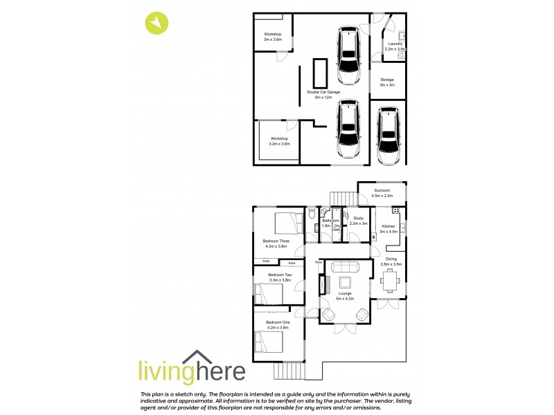 2 Hawthorn Street, Norwood TAS 7250 Floorplan