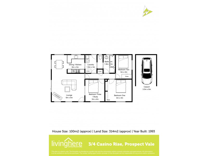 3/4 Casino Rise, Prospect Vale TAS 7250 Floorplan