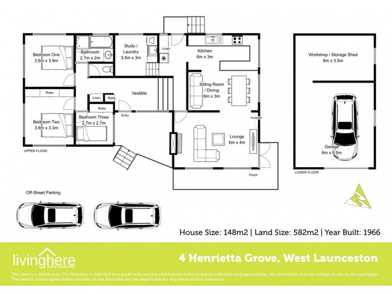 4 Henrietta Grove, West Launceston TAS 7250 Floorplan