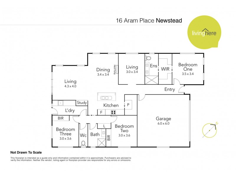 16 Aram Place, Newstead TAS 7250 Floorplan