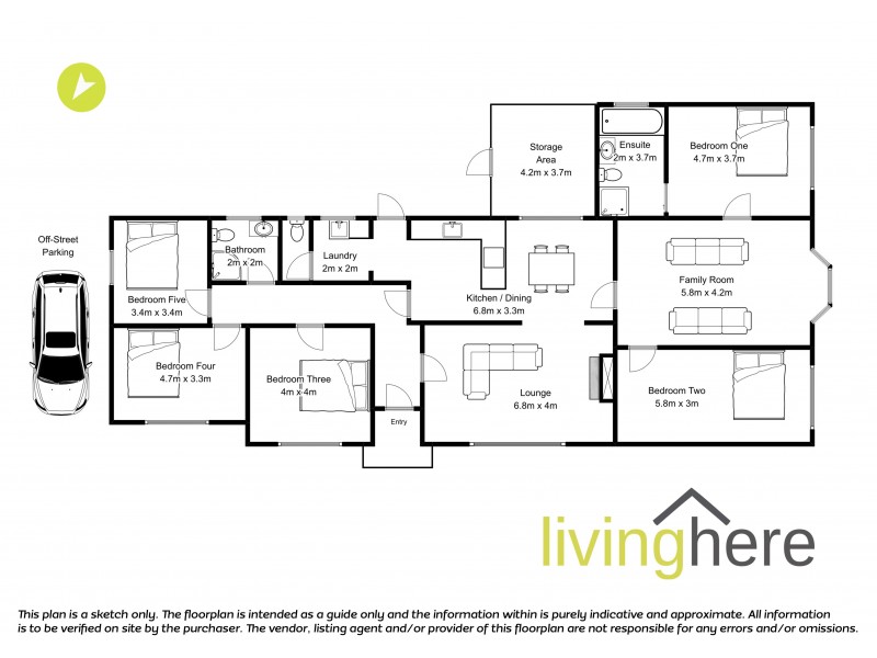 2 Janefield Street, Mowbray TAS 7248 Floorplan