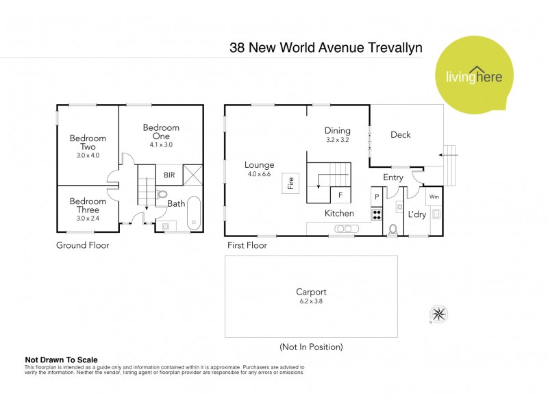 38 New World Avenue, Trevallyn TAS 7250 Floorplan